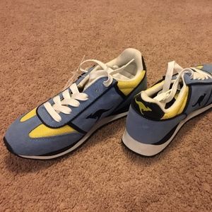 NEW Cute Blue and Yellow Shoes (size 7.5 women)